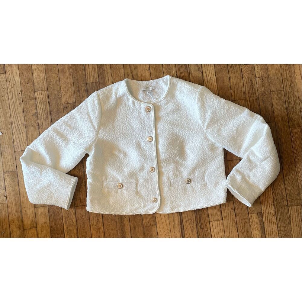 Free Assembly Women’s Large 12/14 White Blazer Style Jacket New